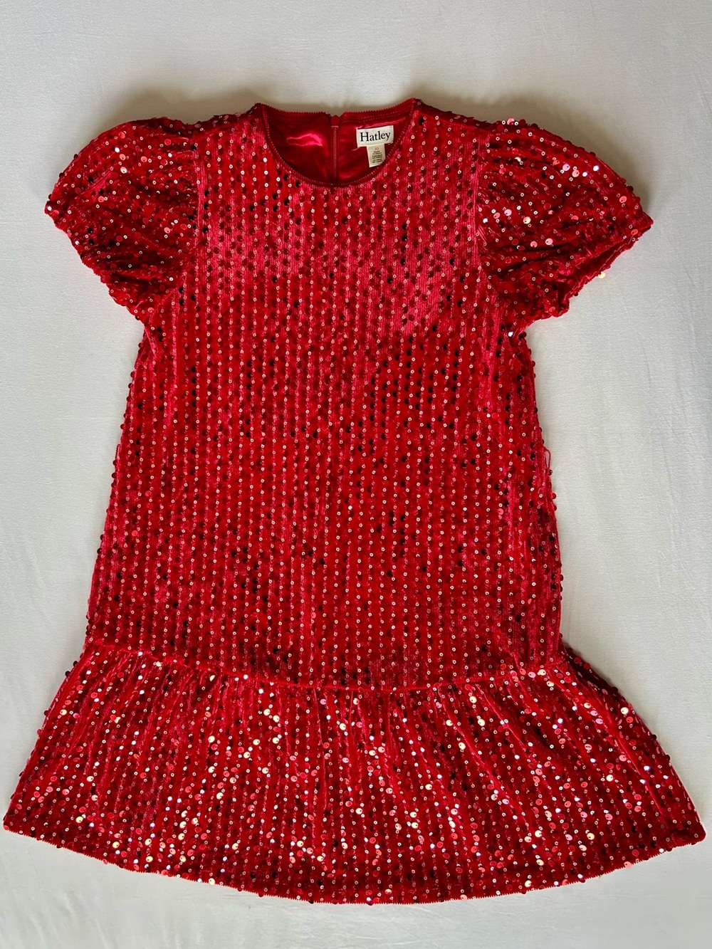 Hatley Red Sequin Party Dress (Size 10)
